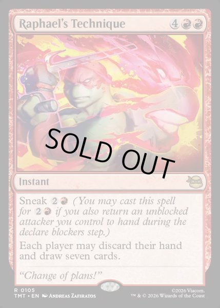 画像1: 【ENG】ラファエロの奥義/Raphael's Technique[MTG_TMT_0105_R] (1)