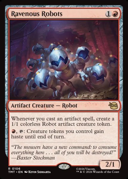 画像1: 【ENG】暴食ロボット/Ravenous Robots[MTG_TMT_0106_R] (1)