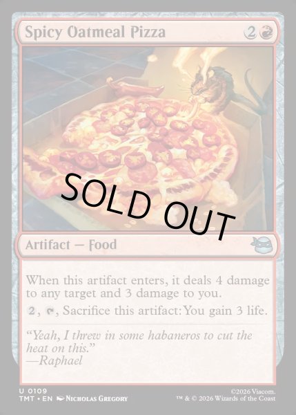 画像1: 【ENG】ピリ辛オートミールピザ/Spicy Oatmeal Pizza[MTG_TMT_0109_U] (1)