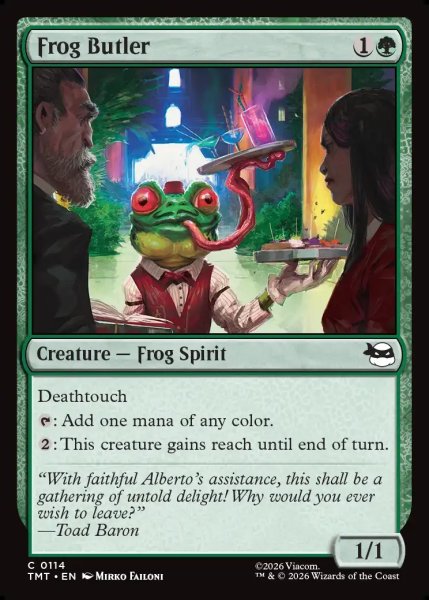 画像1: 【ENG】カエルの執事/Frog Butler[MTG_TMT_0114_C] (1)
