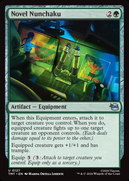 画像1: 【ENG】新型ヌンチャク/Novel Nunchaku[MTG_TMT_0127_U] (1)