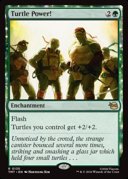 画像1: 【ENG】タートル・パワー！/Turtle Power![MTG_TMT_0135_R] (1)