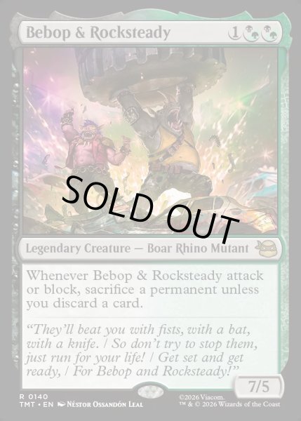 画像1: 【ENG】ビーバップとロックステディ/Bebop & Rocksteady[MTG_TMT_0140_R] (1)
