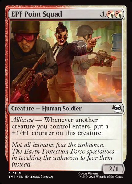 画像1: 【ENG】地球防衛軍特殊部隊/EPF Point Squad[MTG_TMT_0145_C] (1)