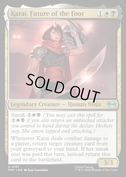 画像1: 【ENG】フット団の未来、カライ/Karai, Future of the Foot[MTG_TMT_0151_U] (1)