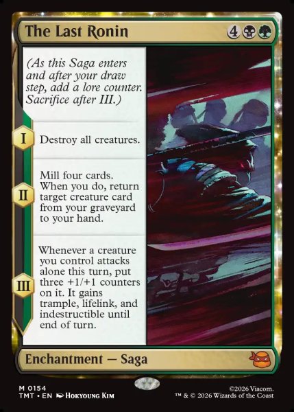 画像1: 【ENG】ラスト・ローニン/The Last Ronin[MTG_TMT_0154_M] (1)