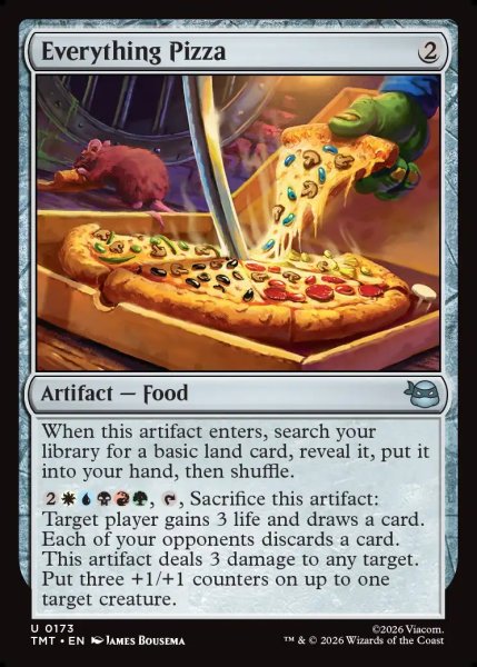 画像1: 【ENG】ごちゃまぜピザ/Everything Pizza[MTG_TMT_0173_U] (1)