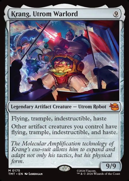 画像1: 【ENG】ユートロムの武人、クランゲ/Krang, Utrom Warlord[MTG_TMT_0175_M] (1)