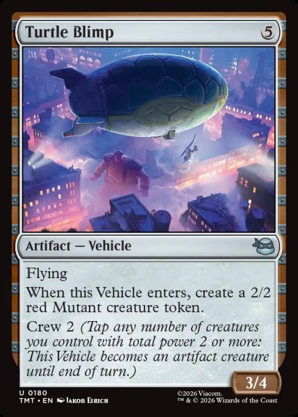 画像1: 【ENG】タートルバルーン/Turtle Blimp[MTG_TMT_0180_U] (1)