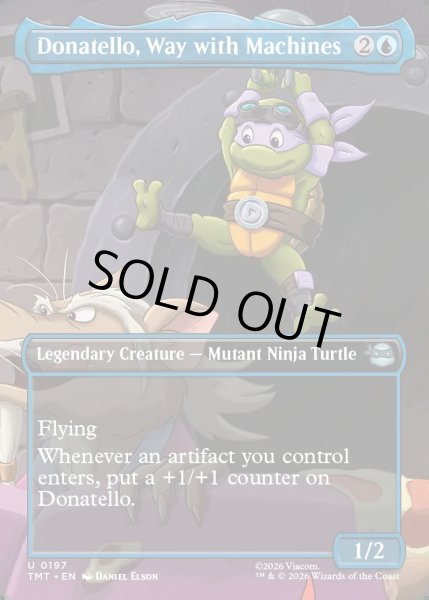 画像1: 【ENG】機械いじりの才能、ドナテロ/Donatello, Way with Machines[MTG_TMT_0197_U] (1)