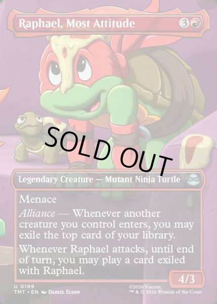 画像1: 【ENG】生意気番長、ラファエロ/Raphael, Most Attitude[MTG_TMT_0199_U] (1)