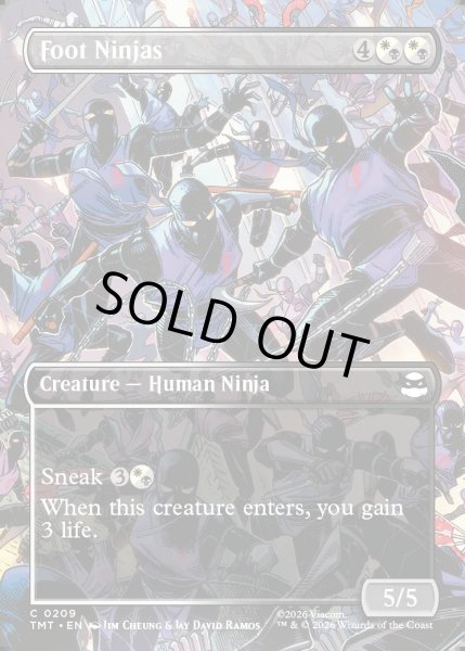 画像1: 【ENG】フット団員/Foot Ninjas[MTG_TMT_0209_C] (1)