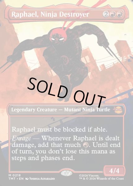 画像1: 【ENG】破壊のニンジャ、ラファエロ/Raphael, Ninja Destroyer[MTG_TMT_0218_M] (1)
