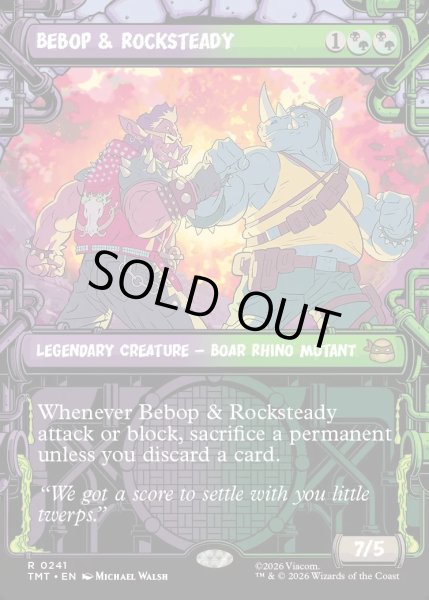 画像1: 【ENG】ビーバップとロックステディ/Bebop & Rocksteady[MTG_TMT_0241_R] (1)