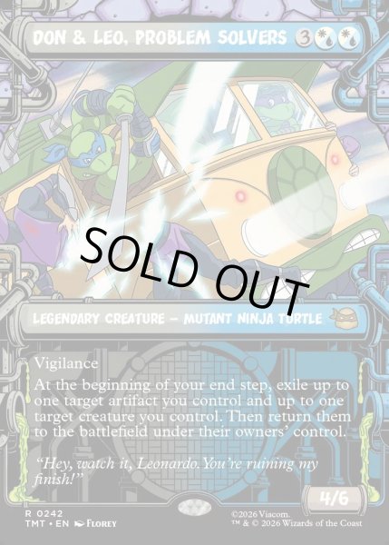 画像1: 【ENG】トラブル解決コンビ、ドニーとレオ/Don & Leo, Problem Solvers[MTG_TMT_0242_R] (1)