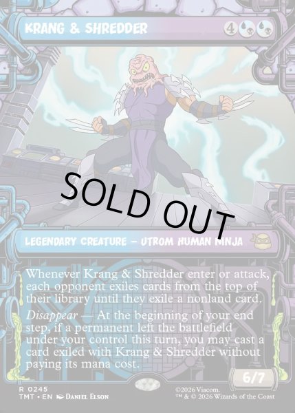 画像1: 【ENG】クランゲとシュレッダー/Krang & Shredder[MTG_TMT_0245_R] (1)