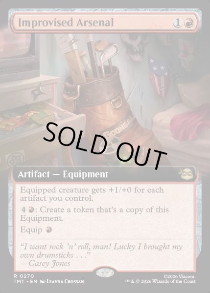 画像1: 【ENG】寄せ集めの武器/Improvised Arsenal[MTG_TMT_0270_R] (1)