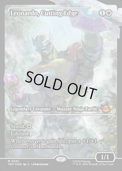 画像1: 【ENG】鋭い切先、レオナルド/Leonardo, Cutting Edge[MTG_TMT_0281_M] (1)