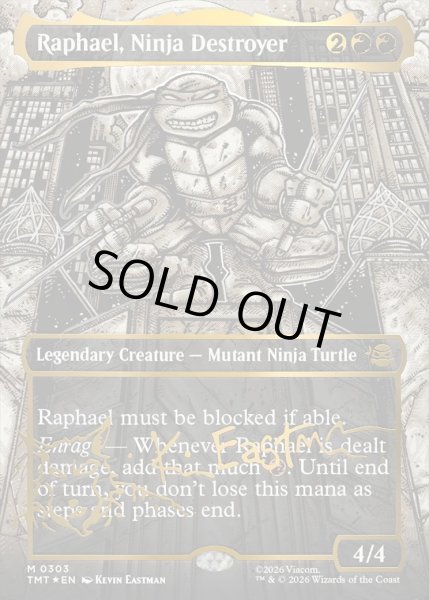 画像1: 【ENG】★Headliner★Raphael, Ninja Destroyer[MTG_TMT_0303_M] (1)