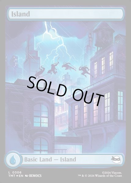 画像1: 【ENG】★Full Art Surge Foil★島/Island[MTG_TMT_0306_C] (1)