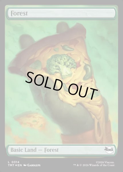 画像1: 【ENG】★Full Art Surge Foil★森/Forest[MTG_TMT_0314_C] (1)