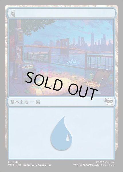画像1: 【JPN】島/Island[MTG_TMT_0316_C] (1)