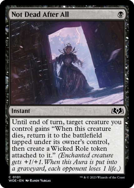 画像1: 【ENG】まだ死んでいない/Not Dead After All[MTG_WOE_0101_C] (1)