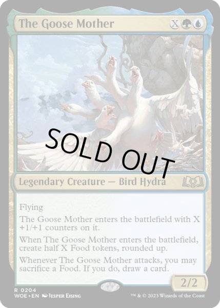 画像1: 【ENG】★Foil★ガチョウの母/The Goose Mother[MTG_WOE_0204_R] (1)