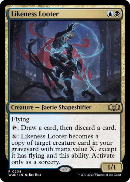 画像1: 【ENG】★Foil★似姿の物あさり/Likeness Looter[MTG_WOE_0208_R] (1)