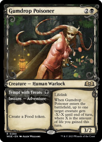 画像1: 【ENG】ガムドロップの毒殺者/Gumdrop Poisoner[MTG_WOE_0280_R] (1)