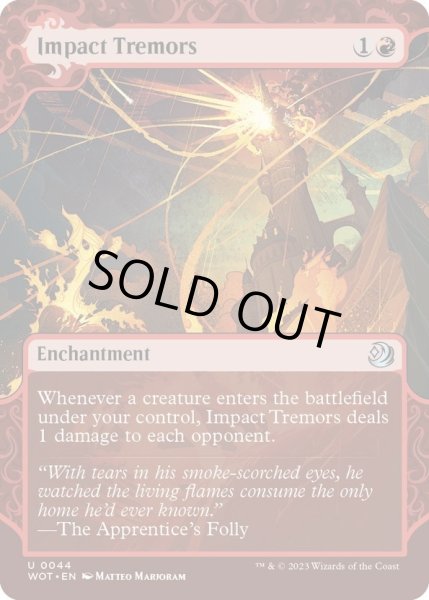 画像1: 【ENG】衝撃の震え/Impact Tremors[MTG_WOT_0044_U] (1)