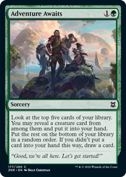 画像1: 【ENG】待ち受ける冒険/Adventure Awaits[MTG_ZNR_177C] (1)