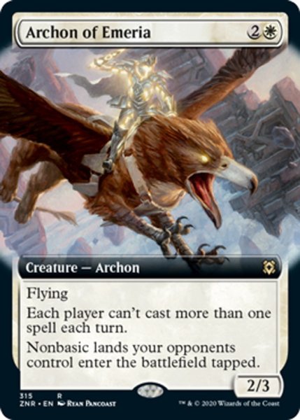 画像1: 【ENG】エメリアのアルコン/Archon of Emeria[MTG_ZNR_315R] (1)