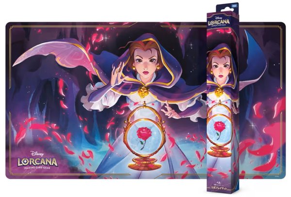 画像1: 公式プレイマット「ベル 熟練なるミスティーク」ディズニー・ロルカナ・TCG(1個)[ロルカナ新品] (1)