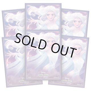 ロルカナ　TCG 1ボックス&エルサ　スリーブ、マレフィセント　プレイ ディズニー・ロルカナ・TCG 日本語版 公式カードスリーブ