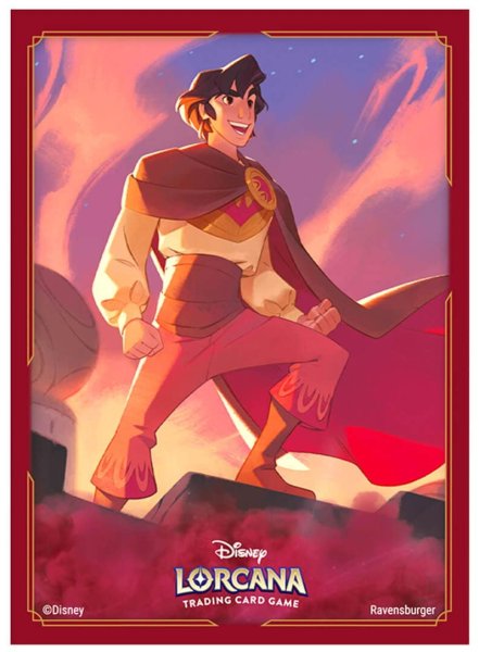 画像1: 公式カードスリーブ「アラジン 無法の英雄」ディズニー・ロルカナ・TCG(1個)[ロルカナ新品] (1)