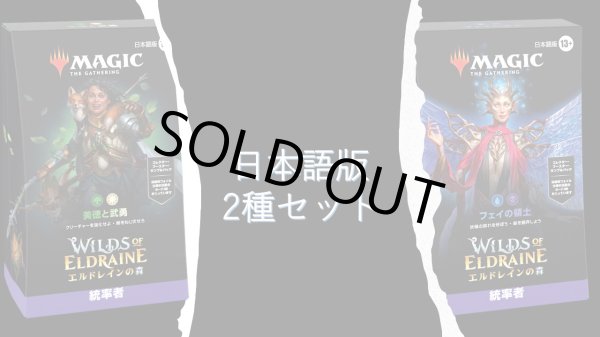 画像1: MAGIC The Gathering　エルドレインの森　統率者デッキ 2種セット　日本語 (2種1個ずつ) [新品商品] (1)