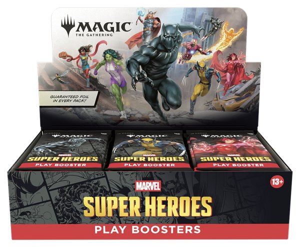画像1: 【予約商品・全額前金制】【6/19(金)出荷分】マーベル スーパー・ヒーローズ プレイ・ブースター 英語 MAGIC The Gathering(1BOX・30パック入)[新品商品] (1)