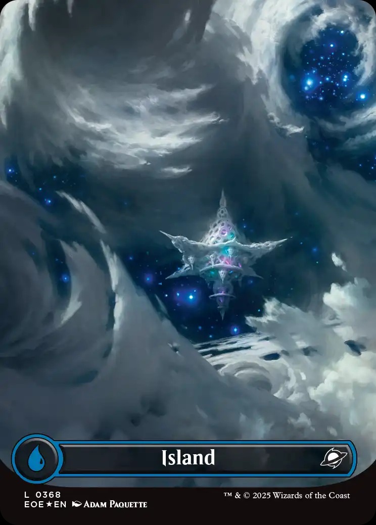 ENG】☆ギャラクシー・Foil☆島/Island[MTG_EOE_0368_]