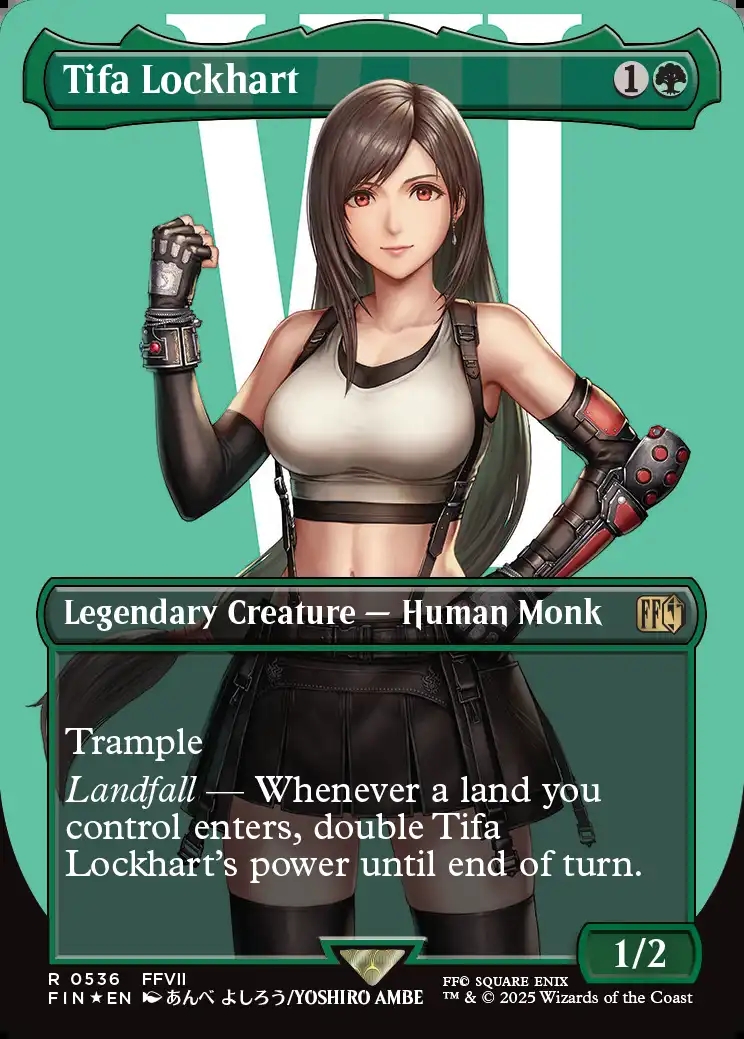 公式の店舗 ENG】☆サージFoil☆ティファ・ロックハート/Tifa Lockhart マジック：ザ・ギャザリング